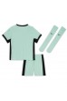 Chelsea Babyklær Tredje Fotballdrakt til barn 2023-24 Korte ermer (+ Korte bukser)